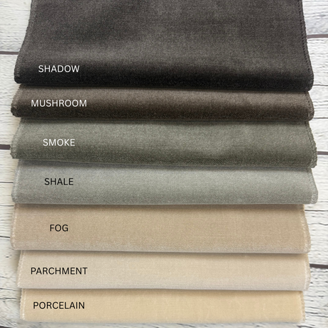 Mini Mohair Velvet Upholstery Fabric by the Yard