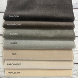 Velvet Upholstery Fabric by the Yard - Deveraux Plain Soft Woven
