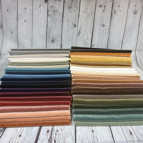 Mini Mohair Velvet Upholstery Fabric by the Yard