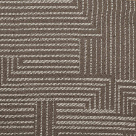 Organza Drapery Fabric DEVO Geometric Design 110"