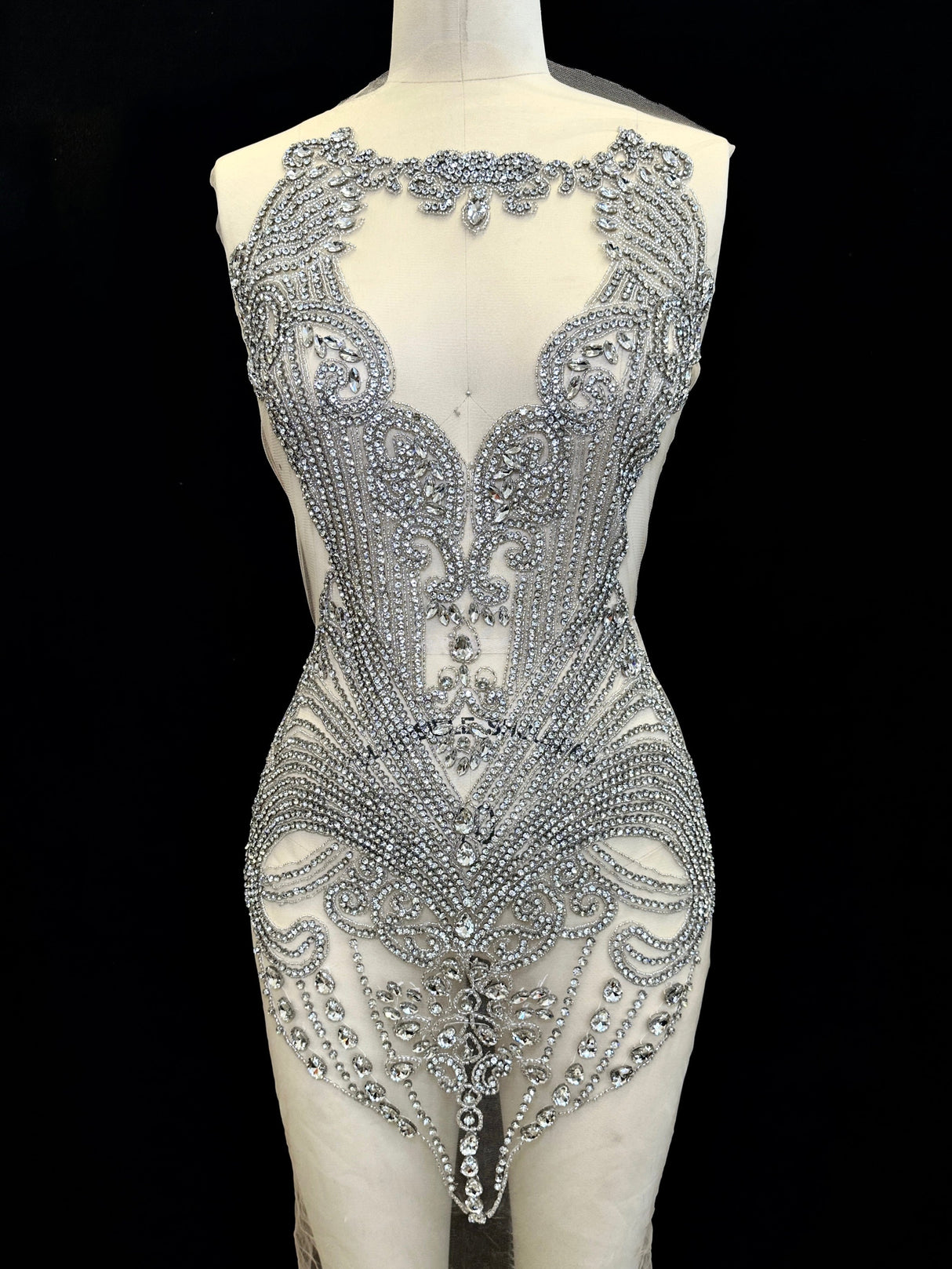 Rhinestone Bodice Applique