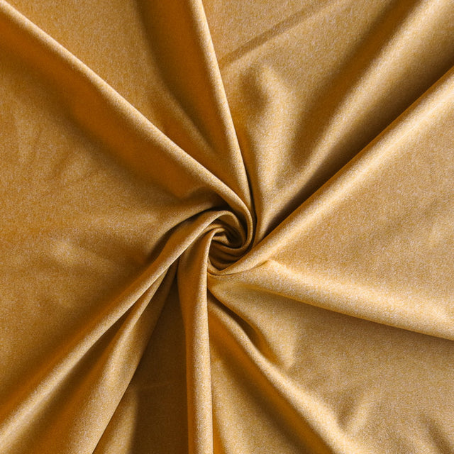 Athletic Jersey Knit Fabric - Heathered Autumn Blaze Poly Spandex