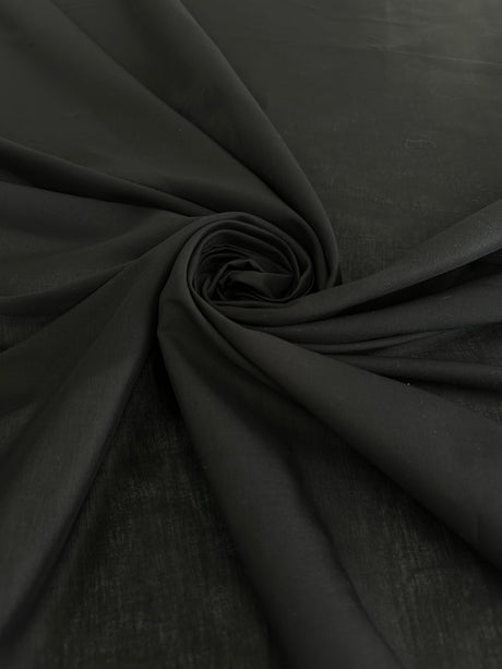 Black Cotton Lawn