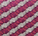 Polyester Fabric Diagonal Tiare Lei Print