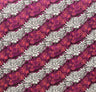 Polyester Fabric Diagonal Tiare Lei Print