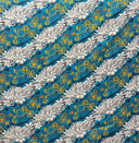 Polyester Fabric Diagonal Tiare Lei Print