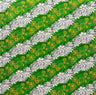 Diagonal Tiare Lei Polyester Fabric - Traditional Polynesian Tattoo Print, 36" X 45" (1 Yard)
