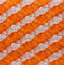 Polyester Fabric Diagonal Tiare Lei Print