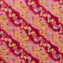 Polyester Fabric Diagonal Tiare Lei Print
