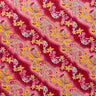 Diagonal Tiare Lei Polyester Fabric - Traditional Polynesian Tattoo Print, 36" X 45" (1 Yard)