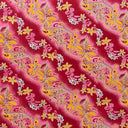 Diagonal Tiare Lei Polyester Fabric - Traditional Polynesian Tattoo Print, 36" X 45" (1 Yard)