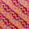 Diagonal Tiare Lei Polyester Fabric - Traditional Polynesian Tattoo Print, 36" X 45" (1 Yard)