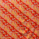 Diagonal Tiare Lei Polyester Fabric - Traditional Polynesian Tattoo Print, 36" X 45" (1 Yard)