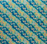 Polyester Fabric Diagonal Tiare Lei Print