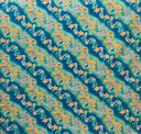 Diagonal Tiare Lei Polyester Fabric - Traditional Polynesian Tattoo Print, 36" X 45" (1 Yard)