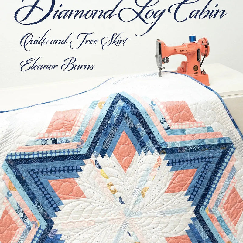 Quilt Book Diamond Log Cabin Quilts and Tree Skirt