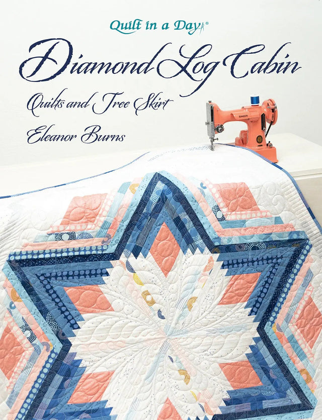 Quilt Book Diamond Log Cabin Quilts and Tree Skirt