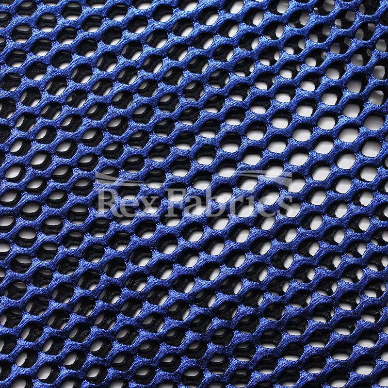 Diamond Mesh With Foil Poly Spandex Fabric - 12 Colorways, 4-Way Stretch Diamond Mesh, 58/60" Width (1 Yard)