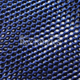 Diamond Mesh With Foil Poly Spandex Fabric - 12 Colorways, 4-Way Stretch Diamond Mesh, 58/60" Width (1 Yard)