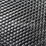Diamond Mesh With Foil Poly Spandex Fabric - 12 Colorways, 4-Way Stretch Diamond Mesh, 58/60" Width (1 Yard)
