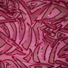 Diana Mesh Sequin Fabric - Cream, Fuchsia, Sequin Embroidered Mesh Fabric, 58" Width (1 Yard)