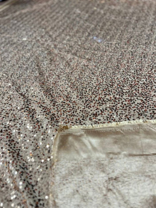 1 Yard Sequin Taffeta Fabric Sparkly Costume & Event Material 54 Inches Wide