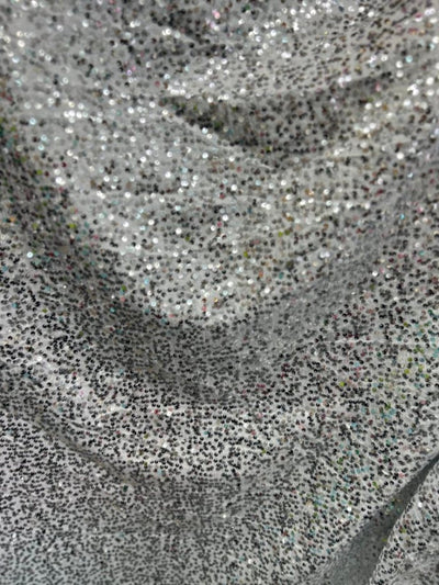 1 Yard Sequin Taffeta Fabric Sparkle Event Backdrop Costume Material 50/54 Inches Wide