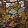 Disco Daze Nylon Spandex Fabric - Black Sequin Mesh, 54" Width (1 Yard)