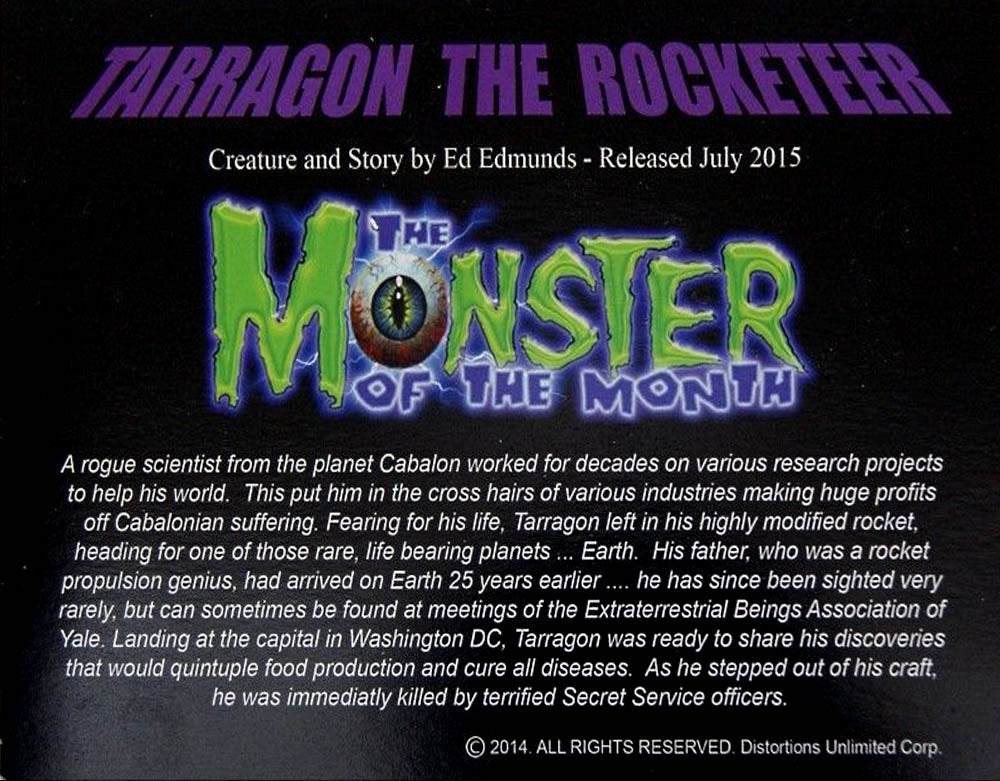 Tarragon the Rocketeer - Monster of the Month - July 2015
