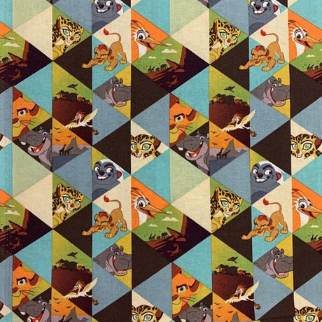 Quilting Cotton Disney Adventures Run Wild Simba