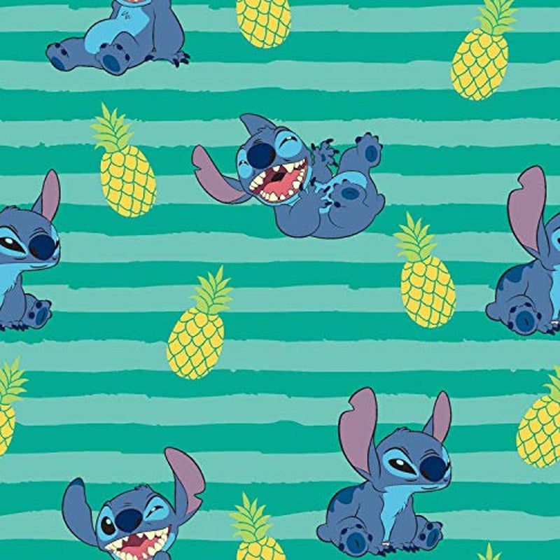 Quilting Cotton Disney Lilo & Stitch Ohana Means Family