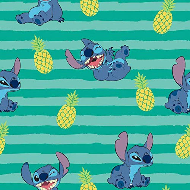 Quilting Cotton Disney Lilo & Stitch Ohana Means Family