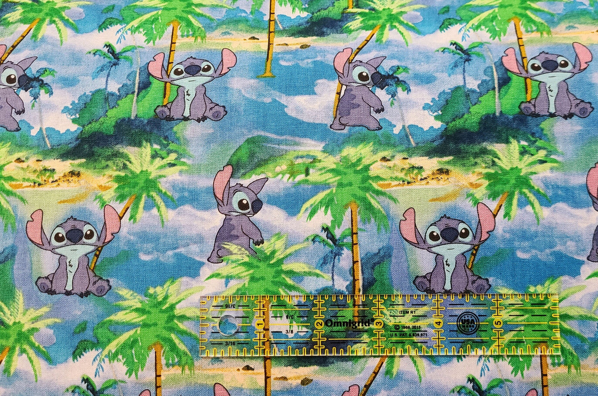 Quilting Cotton Disney Lilo & Stitch Stitch Allover