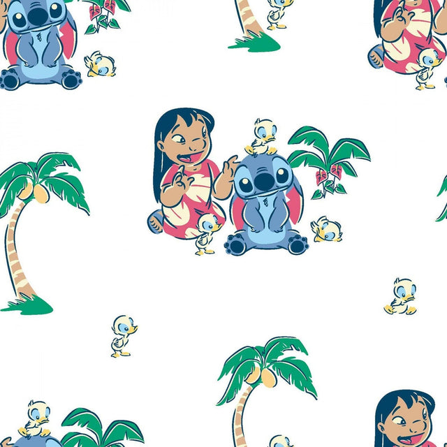 Quilting Cotton Disney Lilo & Stitch with Friends By the Yard
