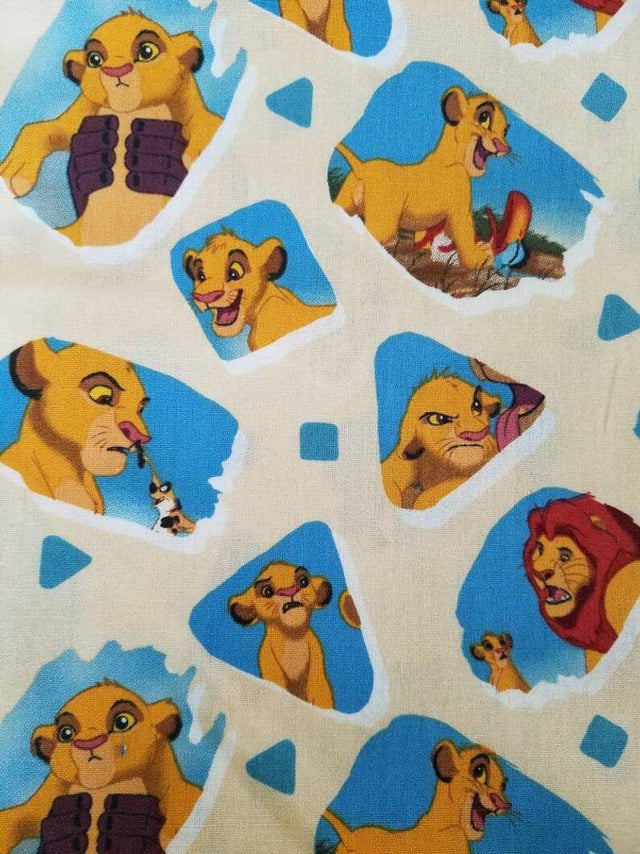 Quilting Cotton Disney Lion King Movie Stills