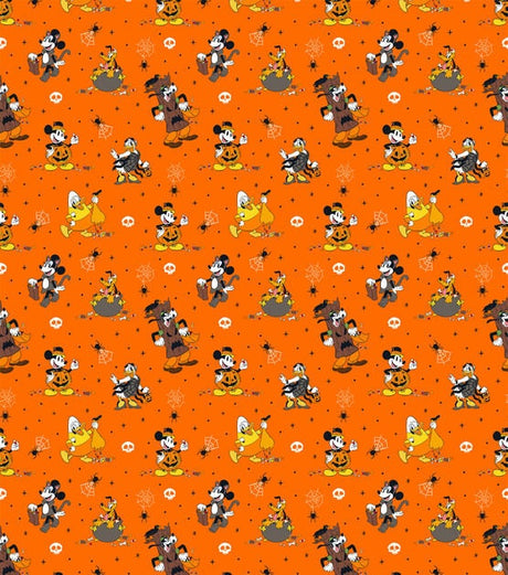 Quilting Cotton Disney Mickey Friends Pack Halloween