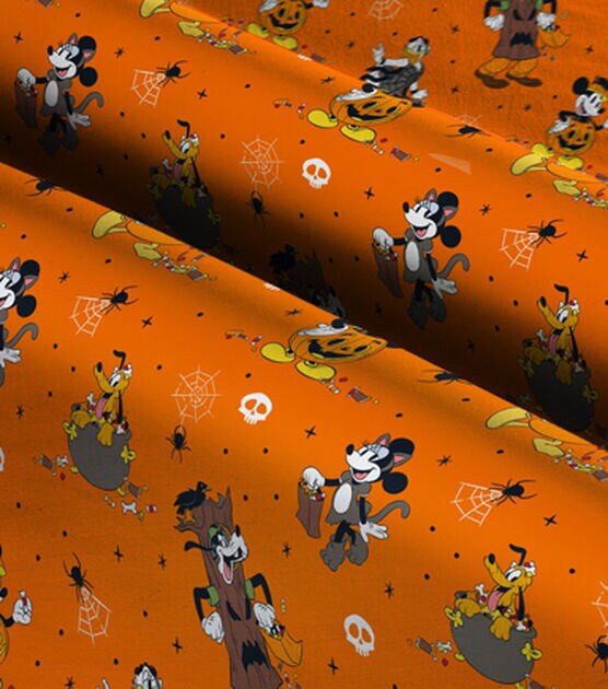 Quilting Cotton Disney Mickey Friends Pack Halloween