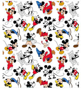 Quilting Cotton Disney Mickey Mouse Through the Years