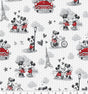 Quilting Cotton Disney Mickey and Minnie Vintage Romance