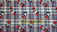 Quilting Cotton Disney Mickey and Minnie Plaid