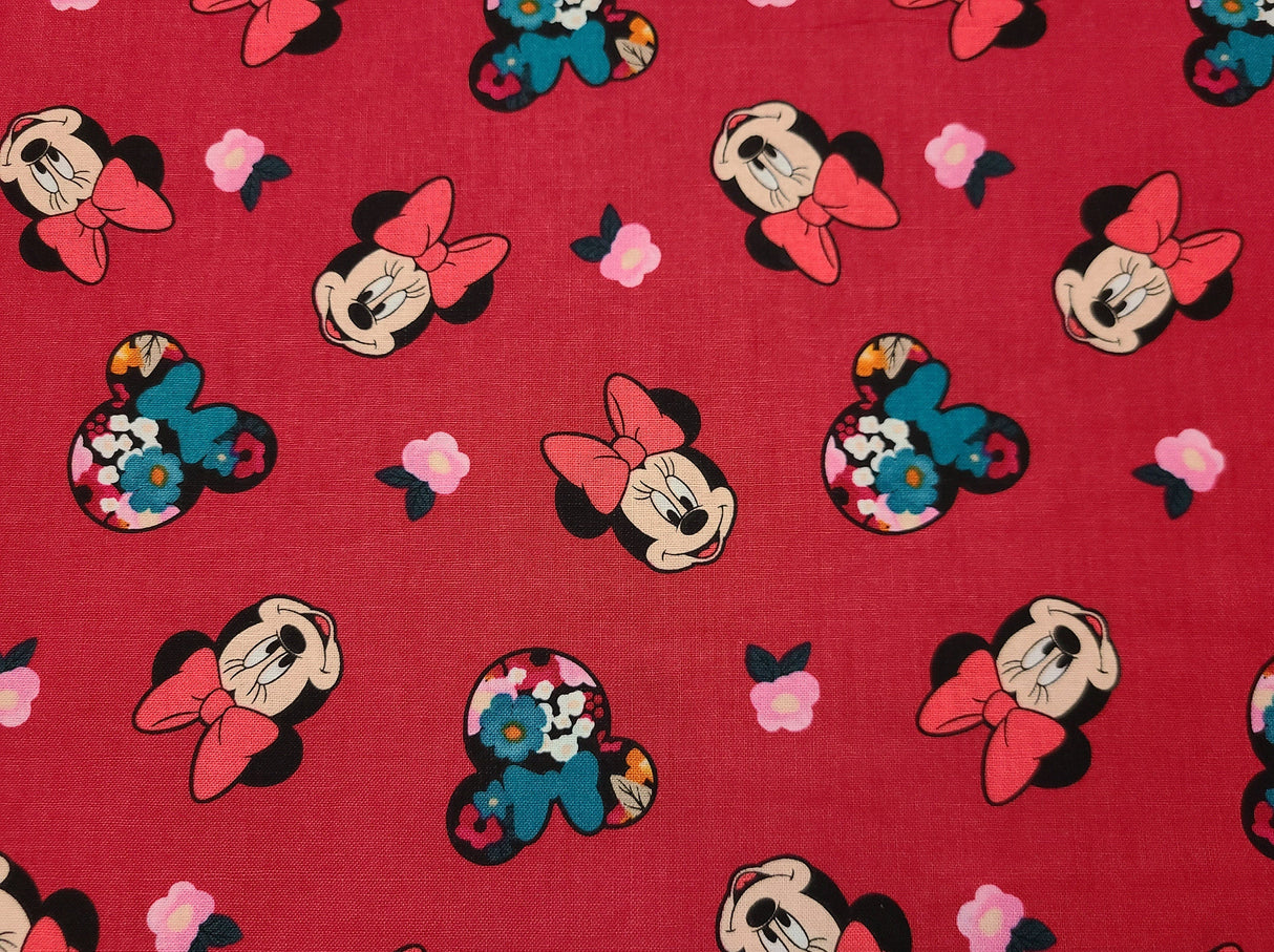 Quilting Cotton Disney Minnie Head Toss