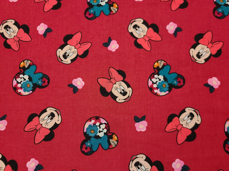Quilting Cotton Disney Minnie Head Toss