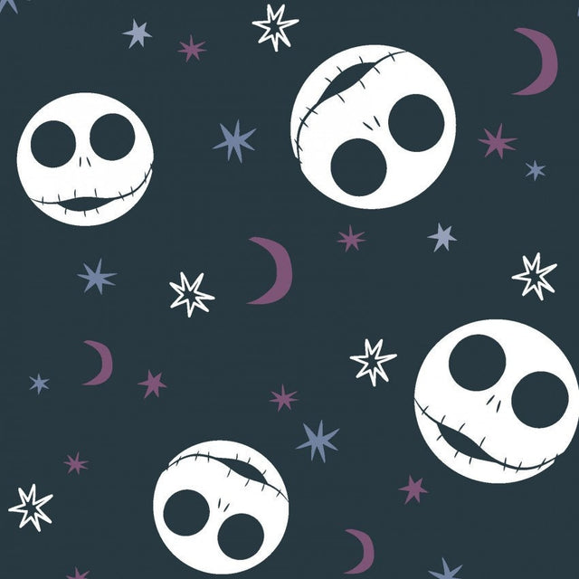 Quilting Cotton Disney Nightmare Before Christmas Jack Starlight Heads Halloween