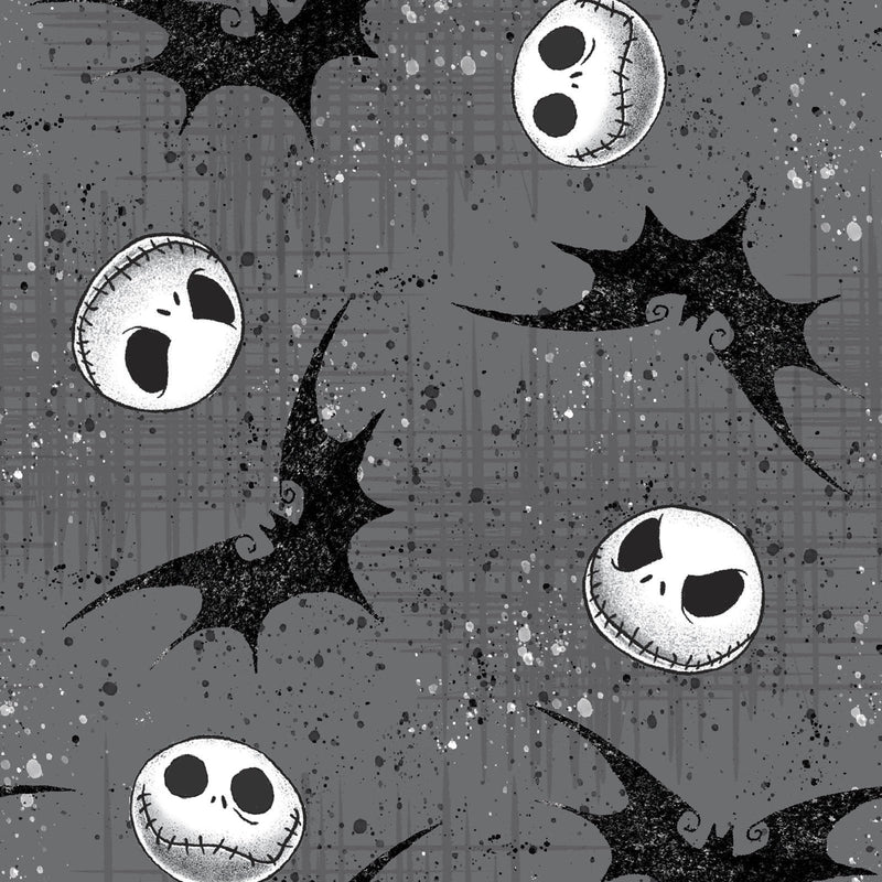 Quilting Cotton Disney Nightmare Before Christmas Jack with Bats