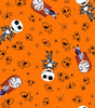 Flannel Fabric Disney Nightmare Before Christmas Orange