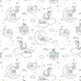 Quilting Cotton Disney Winnie the Pooh Baby and Friends