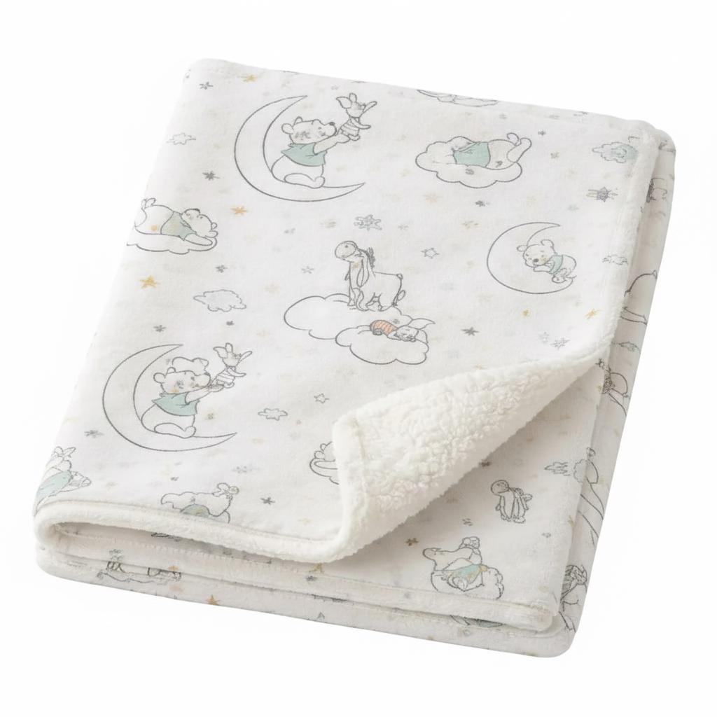 Quilting Cotton Disney Winnie the Pooh Baby and Friends