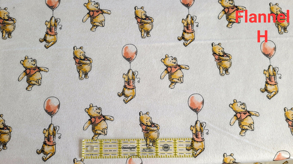 Quilting Cotton Disney Winnie the Pooh Nursery Fabric