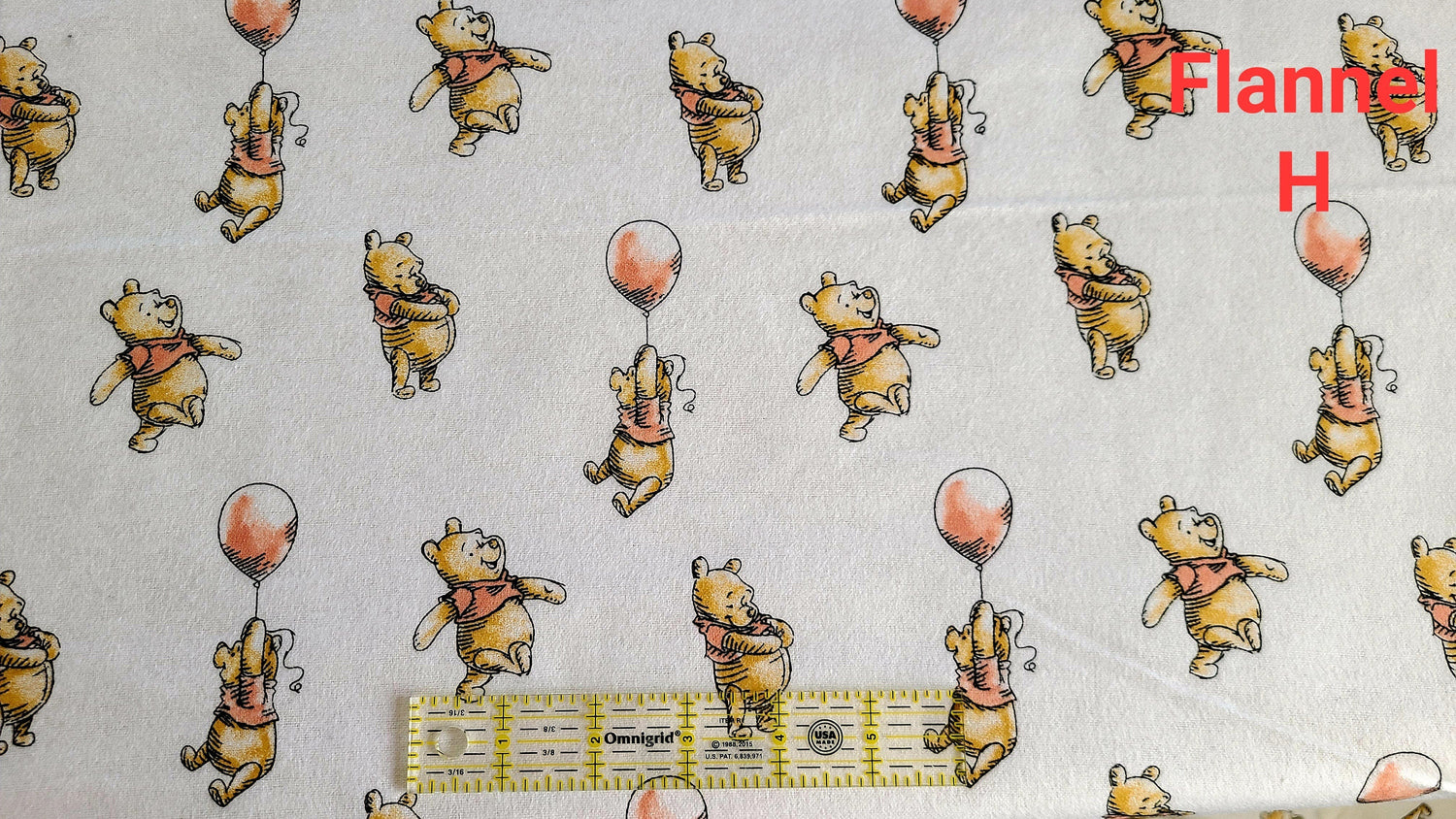 Quilting Cotton Disney Winnie the Pooh Nursery Fabric