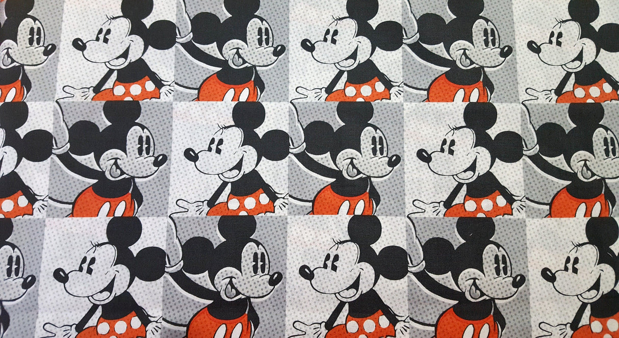 Quilting Cotton Disney Mickey and Minnie Blocks